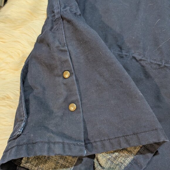 Carhartt Navy Blue Chore Coat Blanket Lined Size XL - Picture 12 of 13